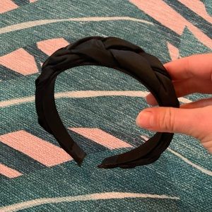 Loft Black Braided Headband